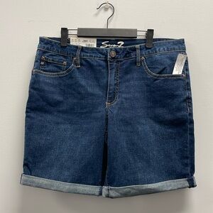 “Seven7” Size 12 Relaxed Bermuda Shorts